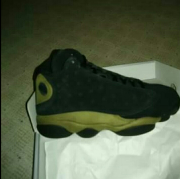 Air Jordan 13 Olive and Black - Picture 1 of 6